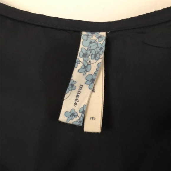 Maeve Anthropologie Women’s Black and Blue Ombre Dress - Picture 8 of 8